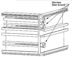 Assembling grate frame