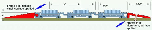 Reese Perfec Mat aluminum hinge grate 545 and 544