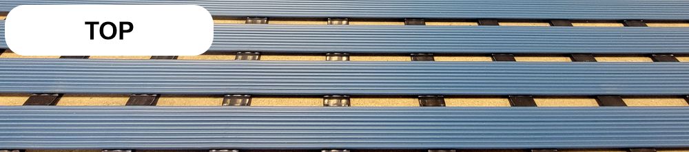 VinTread draining mat top surface