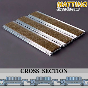 Anti-slip mat - Meiser - aluminum / wet area